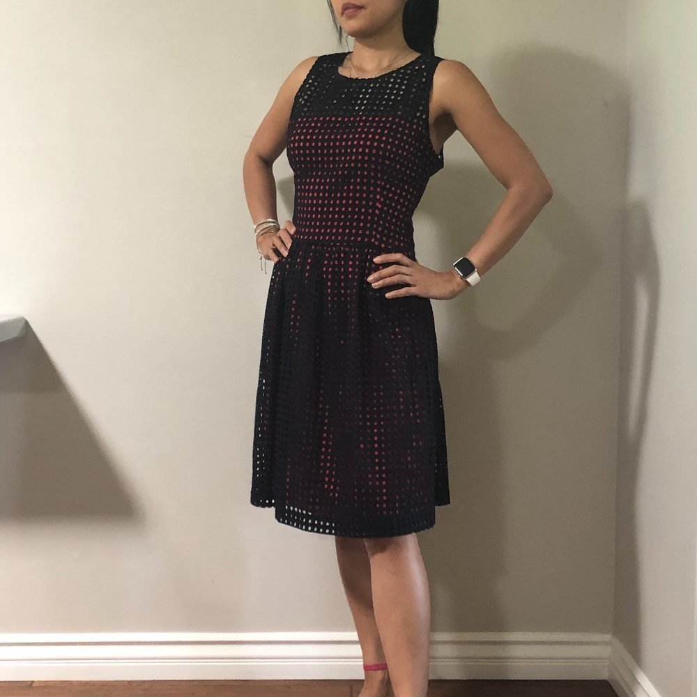 Nwt!! Banana Republic Navy Blue A line Dress Sz 10